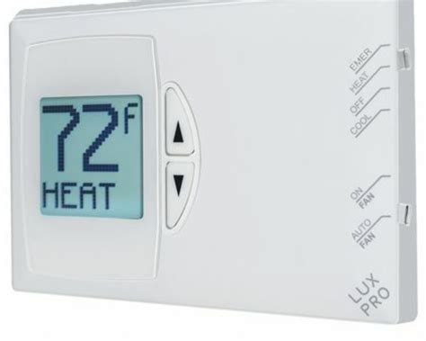 luxpro thermostat how to set